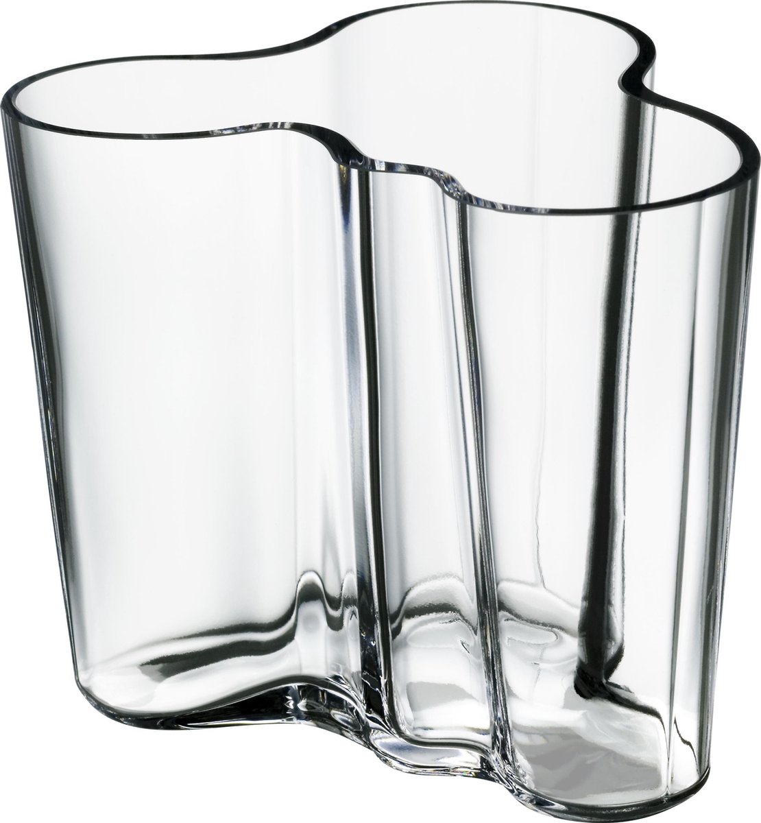 Iittala Vase Alvar Aalto transparent 9,5 cm