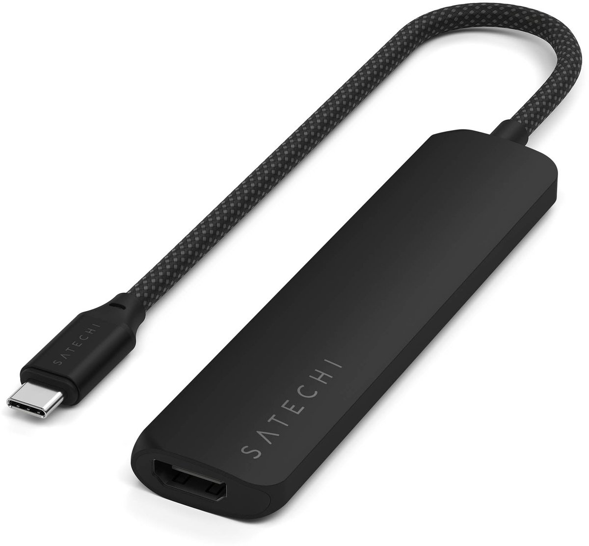 Satechi USB-C 6-in-1 Slim Multiport Adapter Black