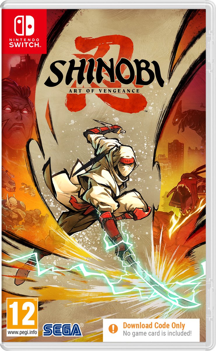 SHINOBI: Art of Vengeance (Code in a Box) - Nintendo Switch - Platformer