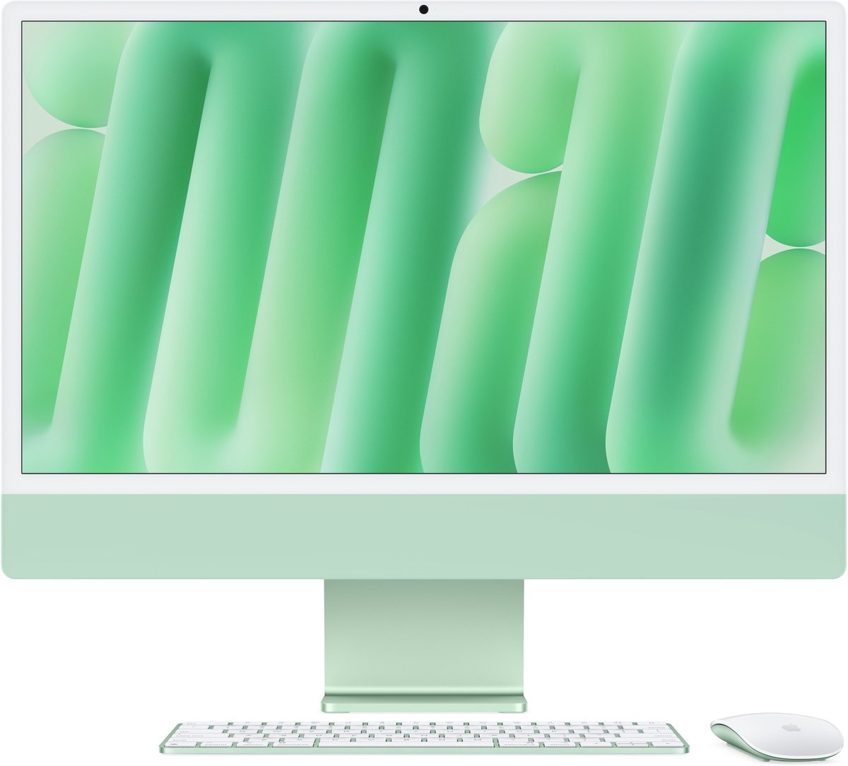 Apple iMac MWUE3D/A Grün - 61cm(24'') M4 8-Core Chip, 8-Core GPU, 16GB Ram, 256GB SSD