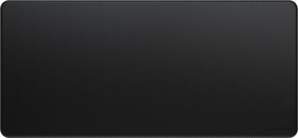 Satechi Vegan-Leather Premium Desk Mat Black