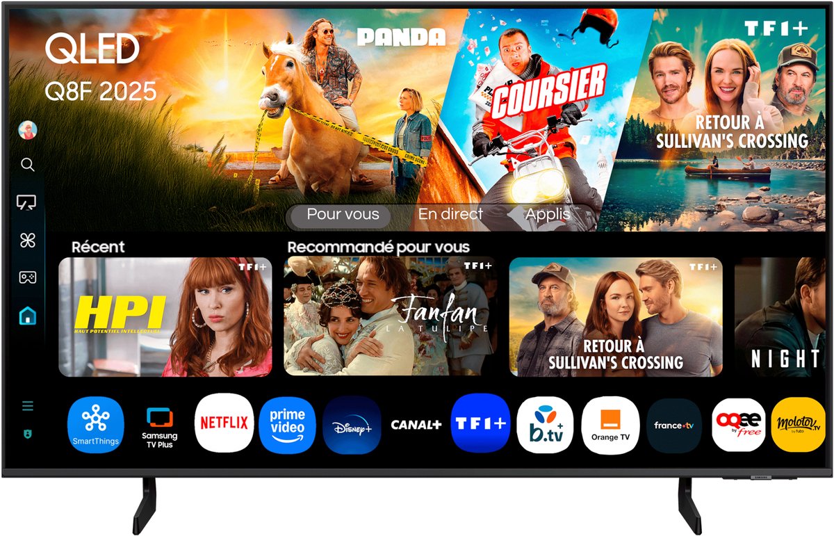 Samsung 50" Fladskærms TV QLED 4K TQ50Q8FAAUXXC