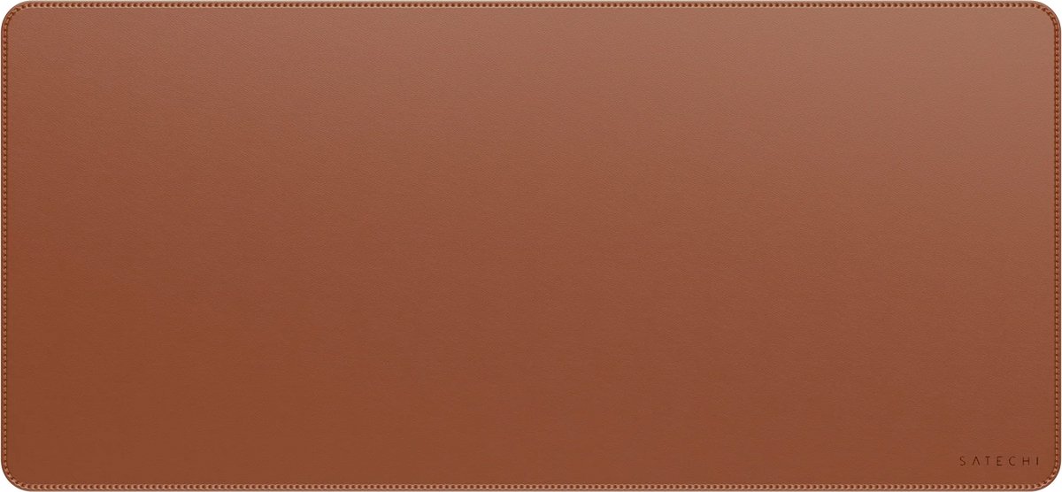 Satechi Vegan-Leather Premium Desk Mat Brown
