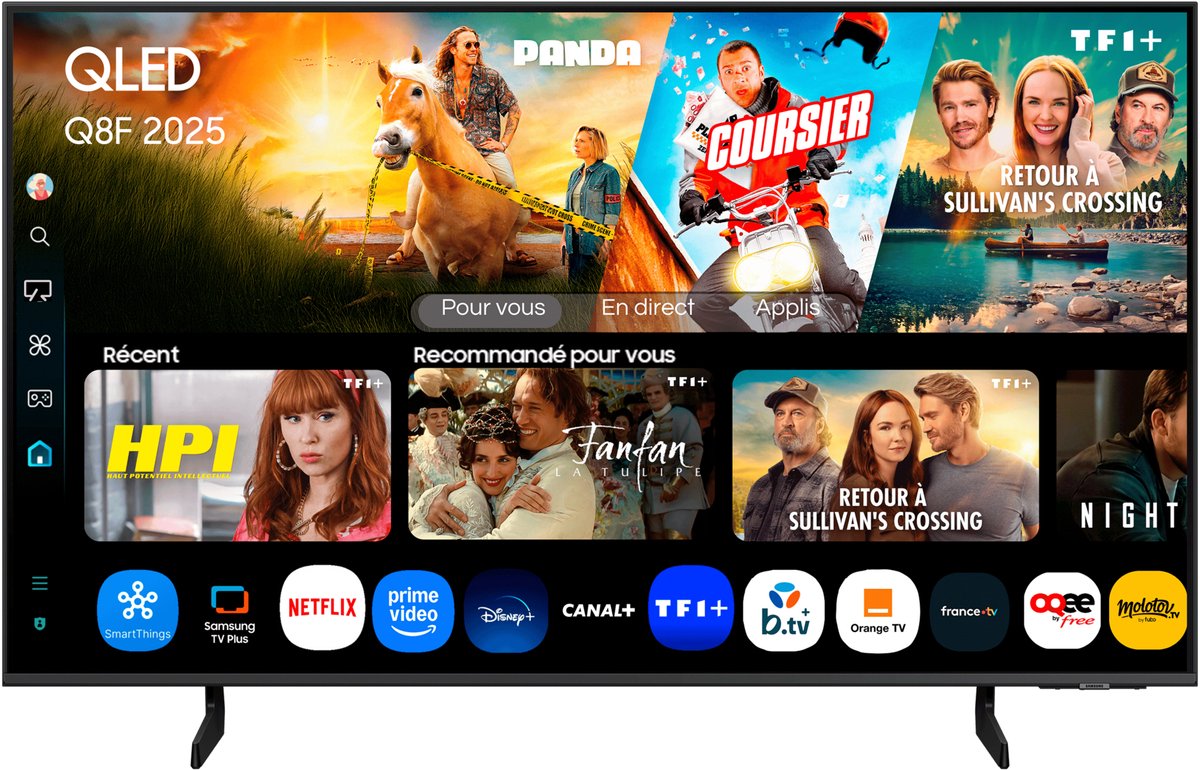 Samsung 65" Fladskærms TV QLED 4K TQ65Q8FAAUXXC