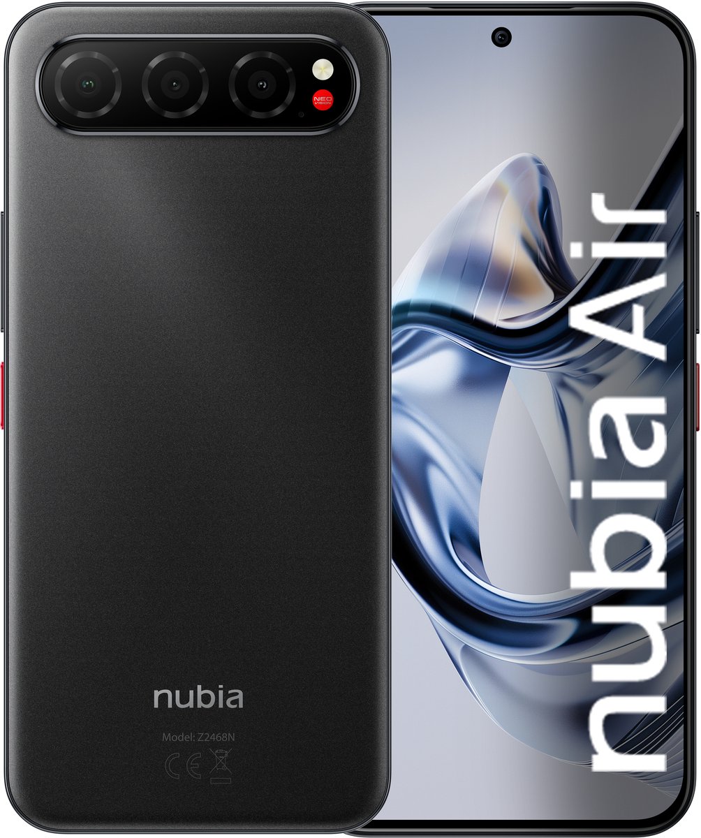 SMARTPHONE ZTE NUBIA AIR 8/256 6,7 STREAM BLACK