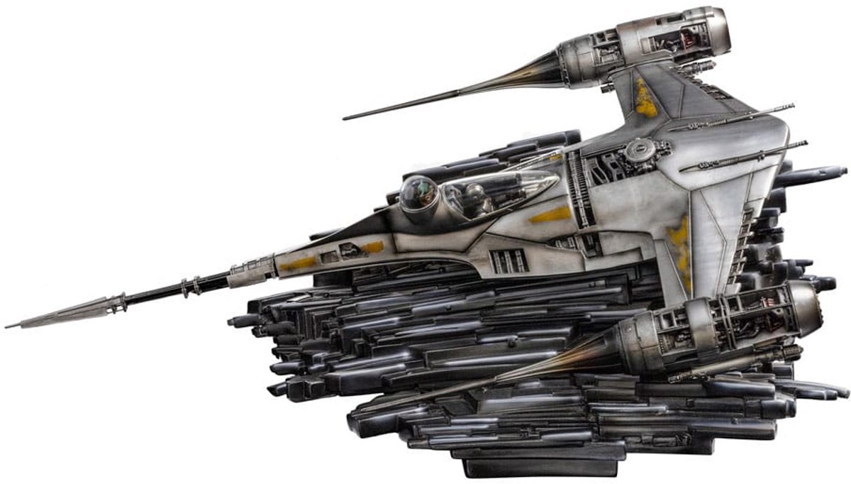 Iron Studios - Star Wars - The Mandalorian's N-1 Starfighter Statue Demi Scale 1/20 - Figur