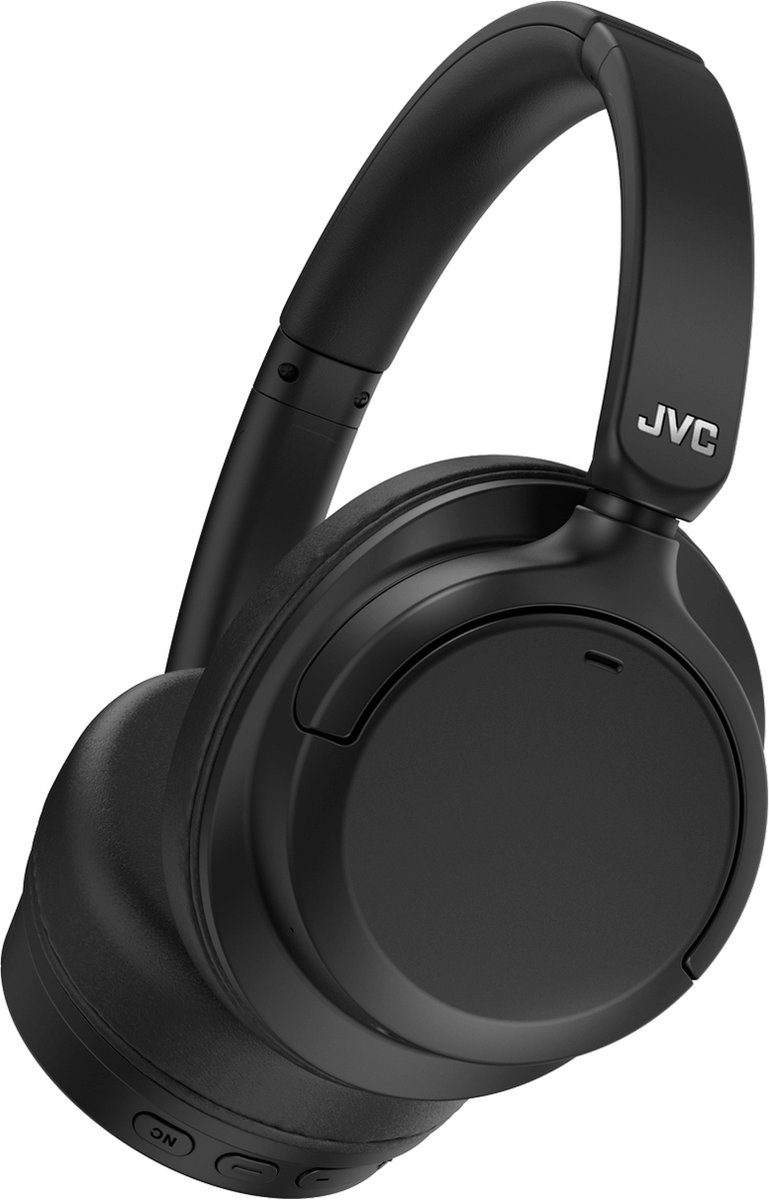 JVC Hybrid Noise Cancelling Over Ear Headphones - Black