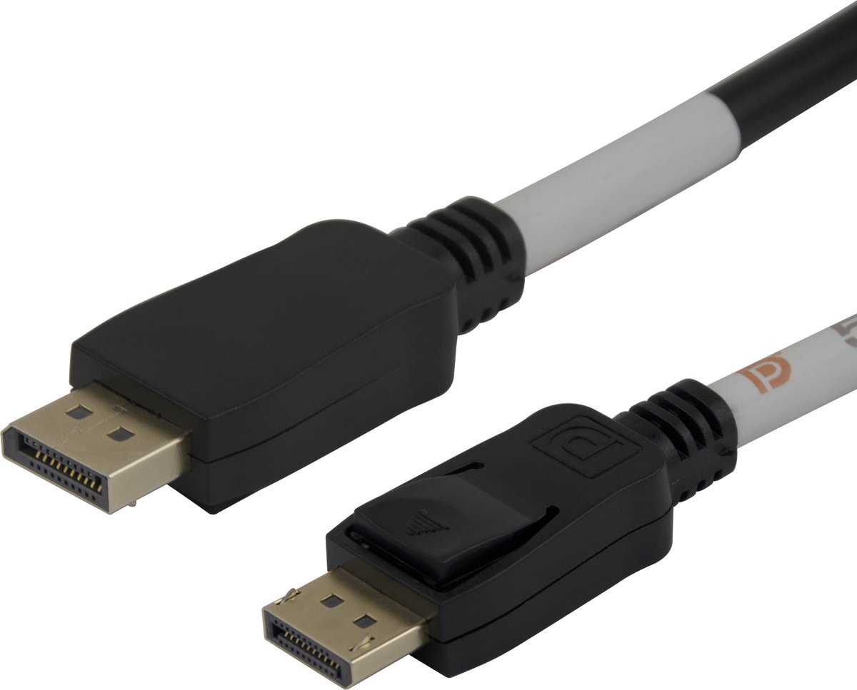 Deltaco - DisplayPort cable - DisplayPort to DisplayPort - 1 m