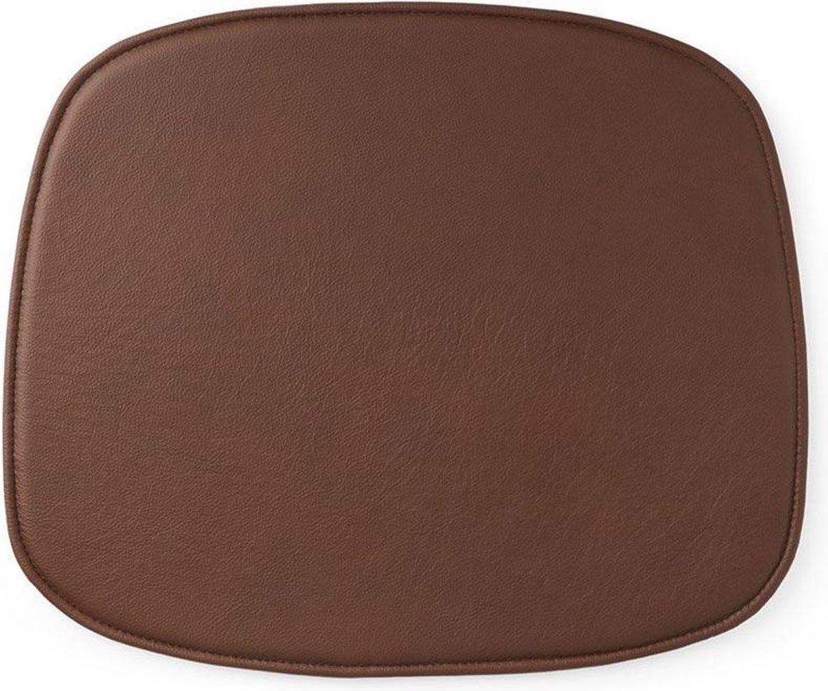 Normann Copenhagen Cuscino da seduta Form ultra leather Brandy 41574