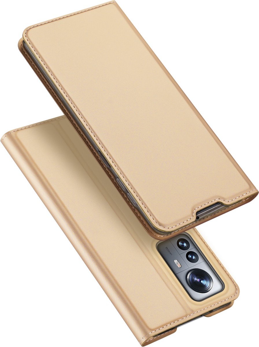 Dux Ducis Skin Pro Holster Case Cover Flip Cover Xiaomi 12 Pro Gold