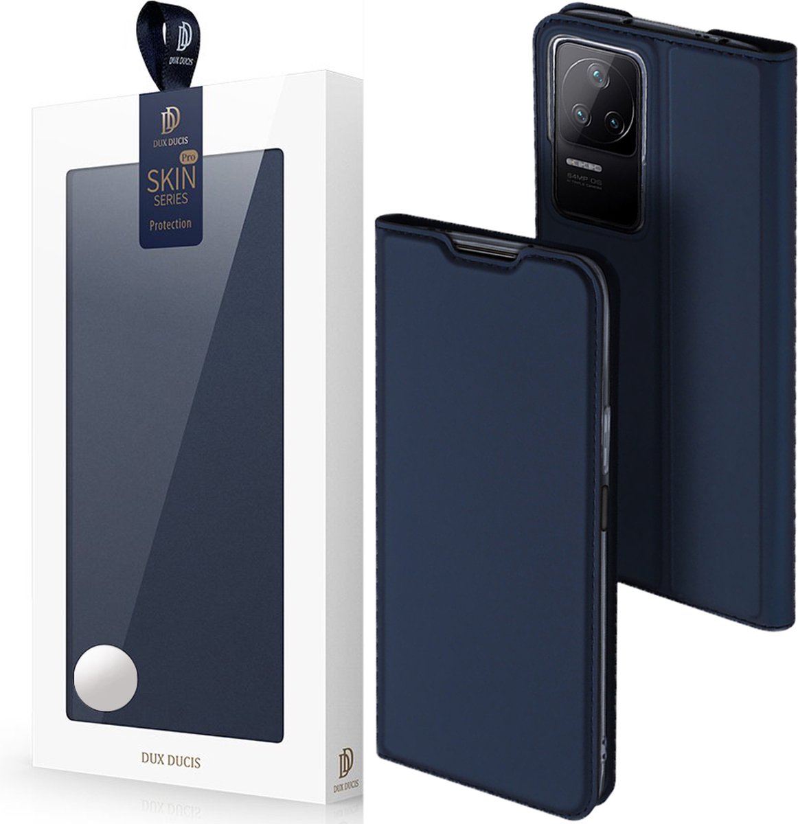 Dux Ducis Skin Pro Holster Case Flip Cover Xiaomi Poco F4 5G Blue