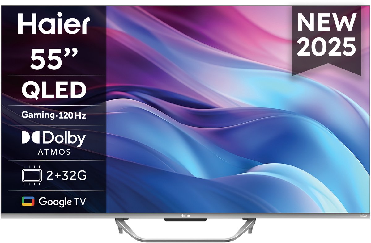 TV HAIER 55 H55Q80FUX UHD QLED GOOGLETV BT PEANA