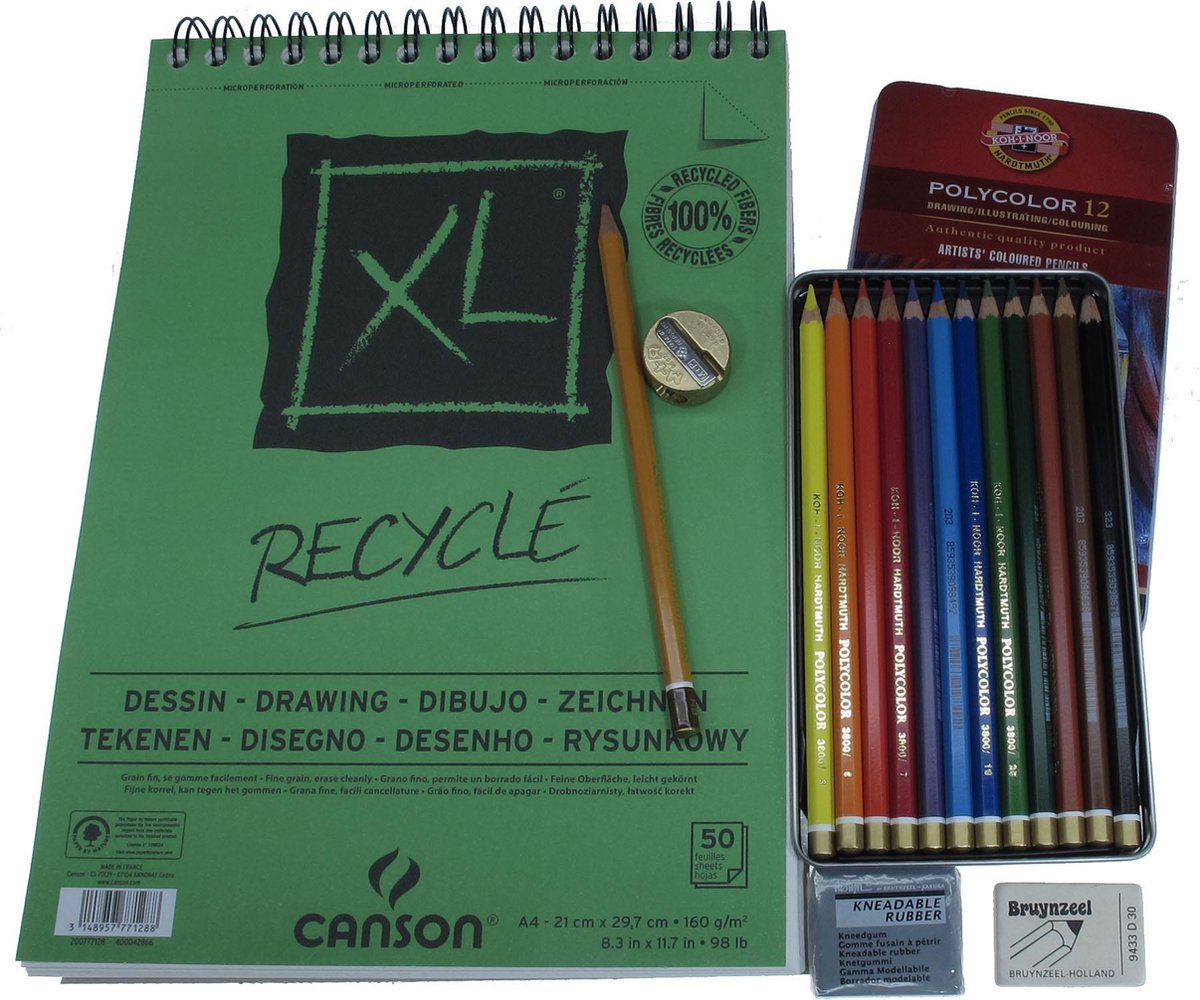 Canson XL Recyclé FG A4 160G Spiral 50 SH