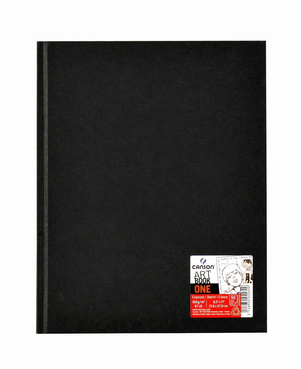 Canson One Art Book 21.6 × 27.9 cm 100G Portrait Hardbound