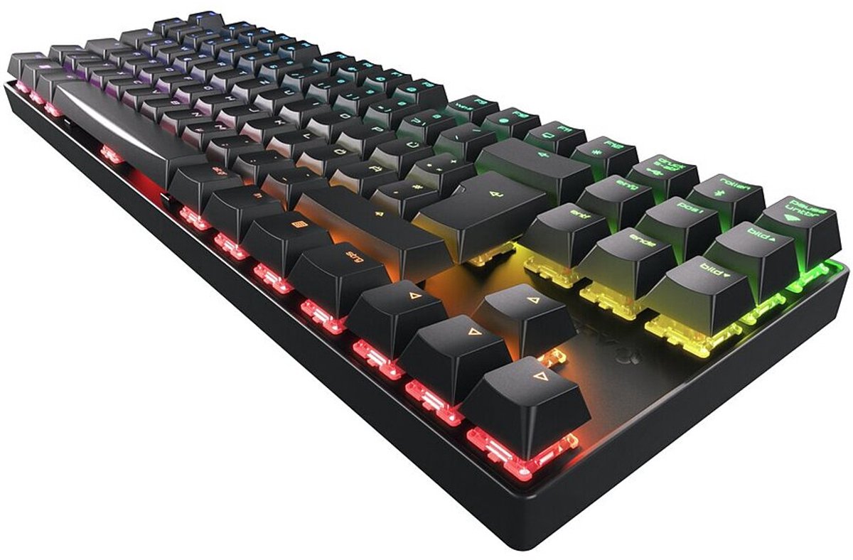 Cherry XTRFY MX 8.2 Kabellose Gaming Tastatur,schwarz Tenkeyless, CHERRY Advanced Wireless Technology, RGB Beleuchtung