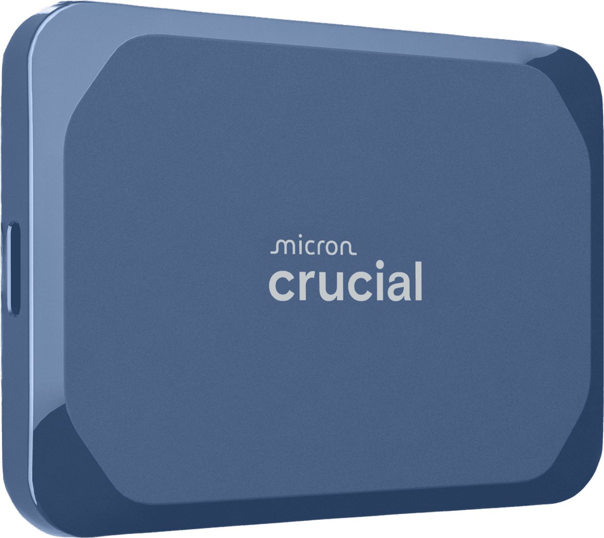 Crucial X10 Portable SSD 2TB Blau Externe Solid-State-Drive, USB 3.2 Gen 2x2