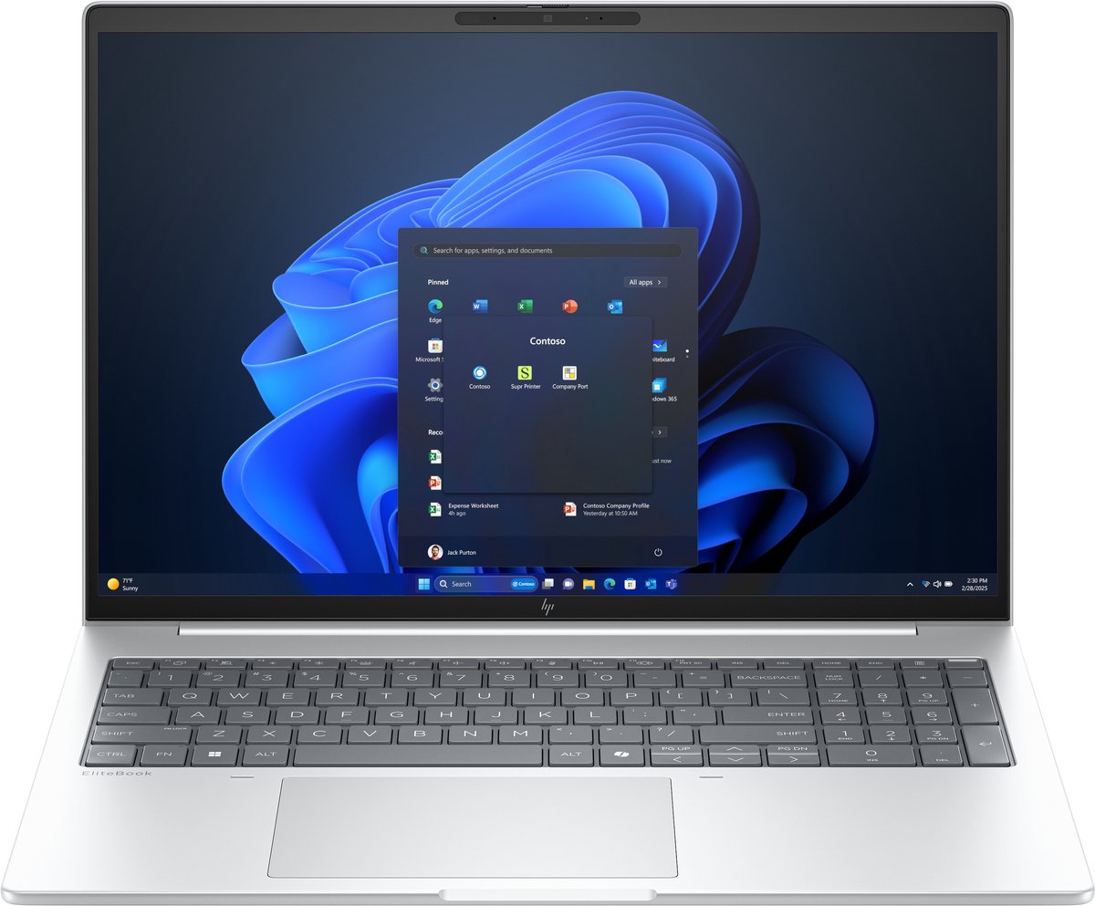 HP EliteBook 8 G1i 16 AD3H8ET 16" WUXGA IPS 400 Nits, Intel Core Ultra 7 255U, 32GB RAM, 1TB SSD, Windows 11 Pro