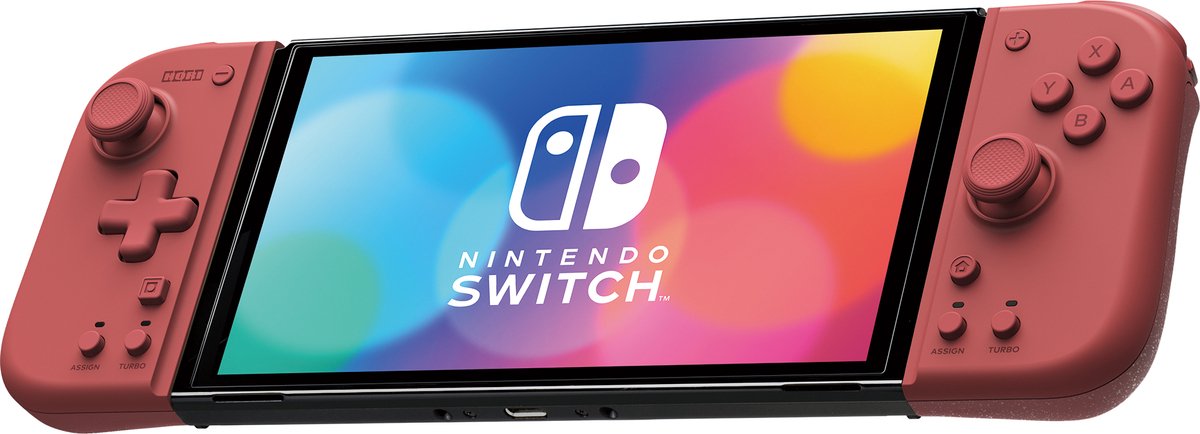 HORI Split Pad Compact (Apricot Red) - Miscellaneous Controller - Nintendo Switch