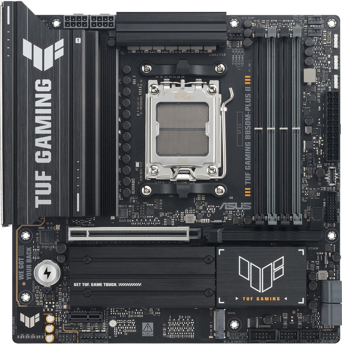 ASUS TUF GAMING B850M-PLUS II Mainboard Sockel AM5