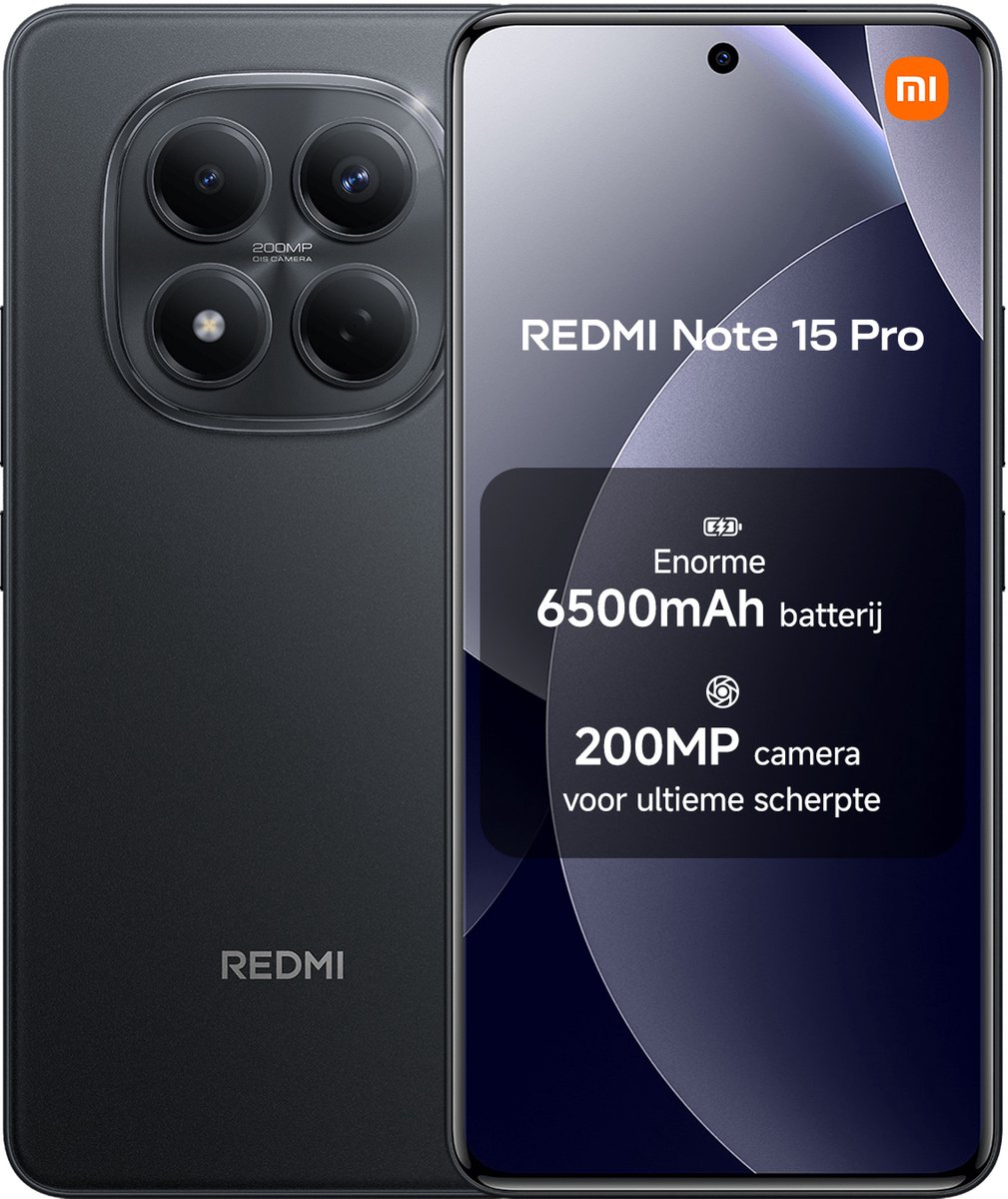 Xiaomi Redmi Note 15 Pro 4G 256GB/8GB - Black