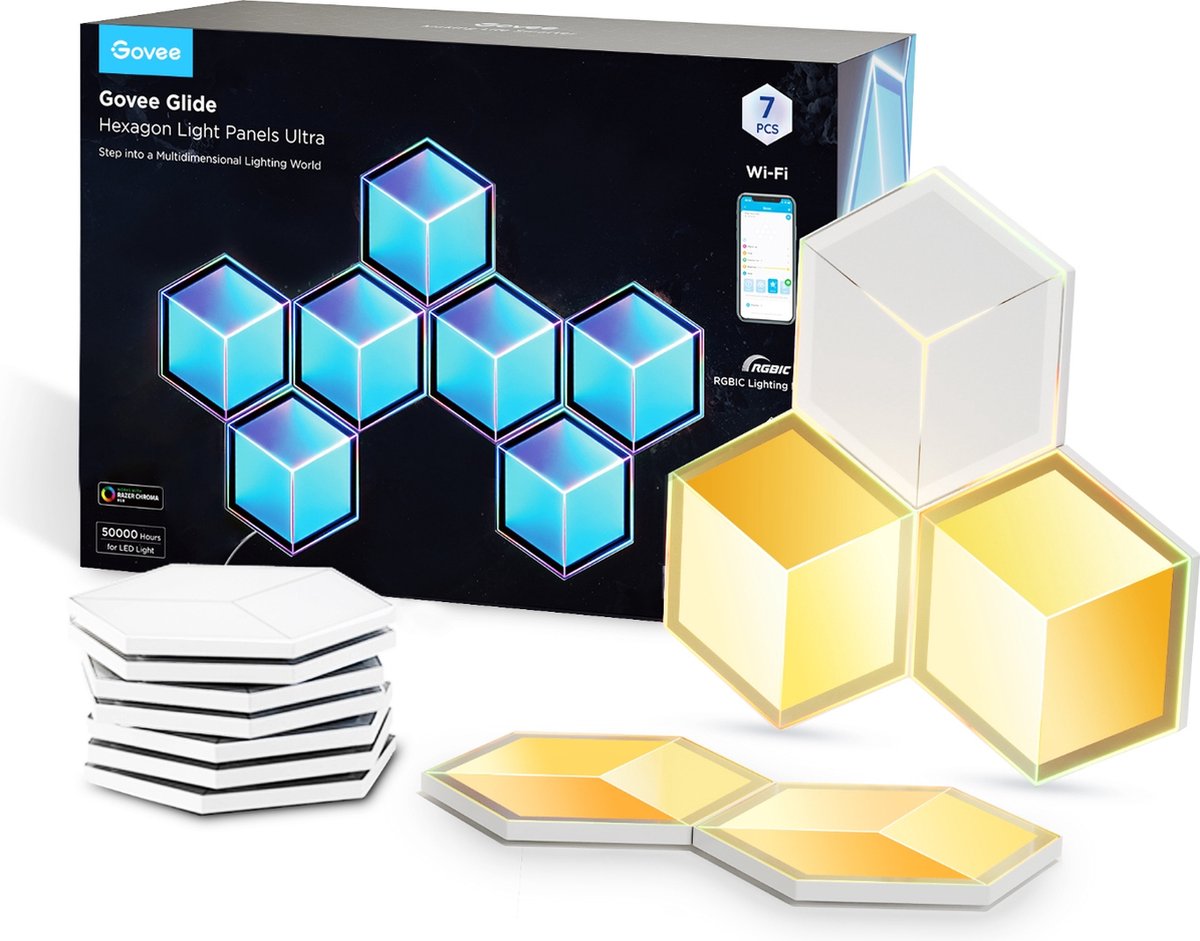 Govee - Glide Hexagon Light Panels Ultra 7 Pack