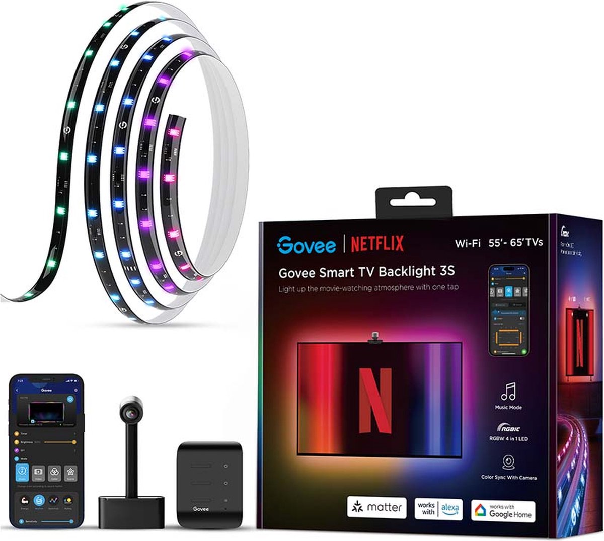 Govee - Netflix Envisual TV Backlight 55~65 inch