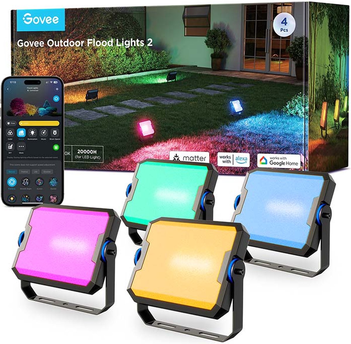 Govee - Outdoor FLood Lights