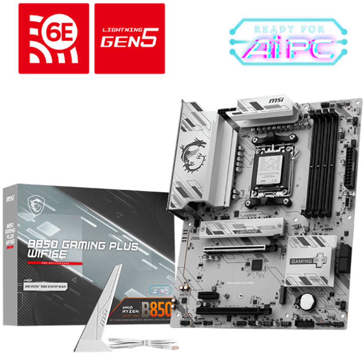 MSI B850 Gaming Plus WIFI6E Mainboard Sockel AM5