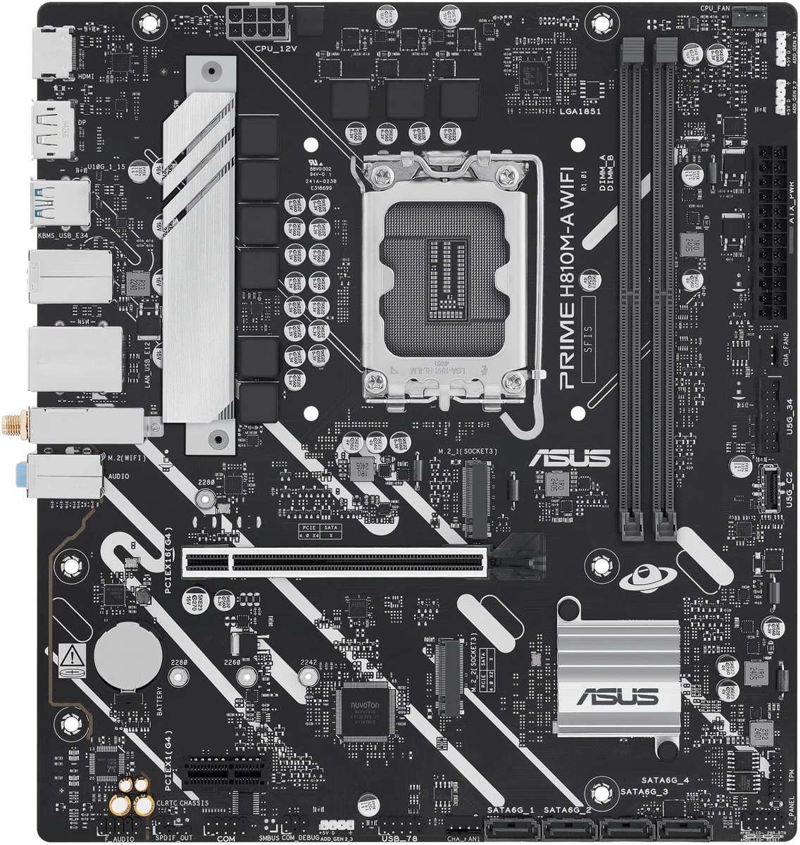 ASUS Prime H810M-A WIFI Mainboard Sockel 1851