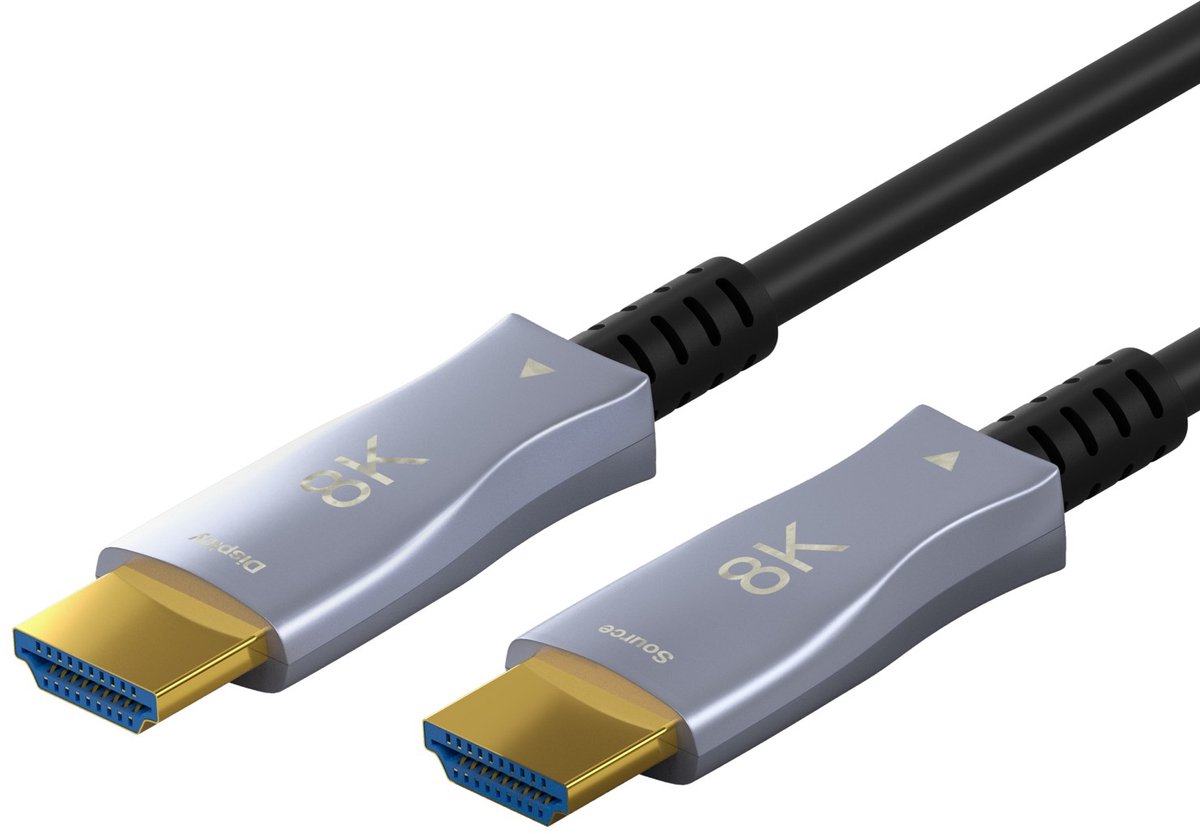 Pro HDMI 2.1 Hybrid - 70m - Sort