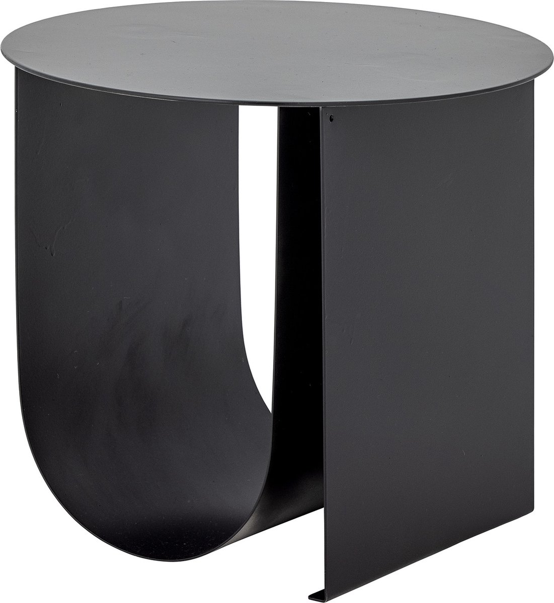 Bloomingville Tavolino Cher Ø 43 cm Nero