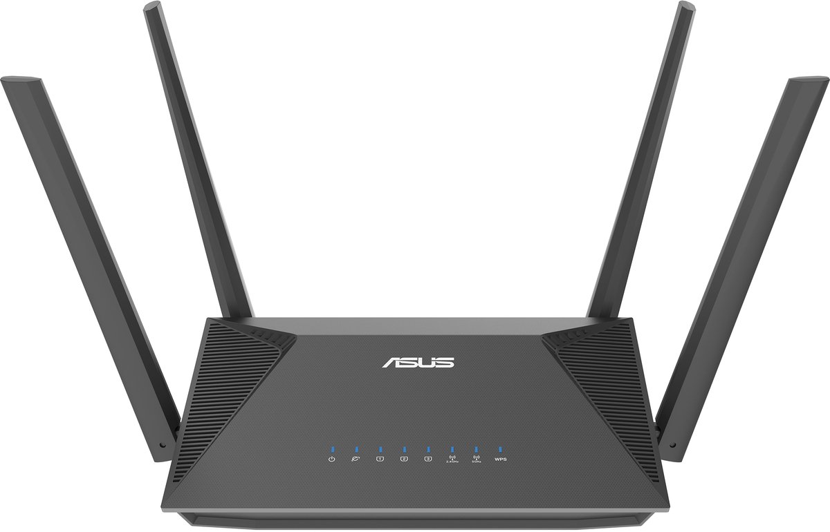 ASUS RT-AX52 Pro WiFi 6 Router AX3000 Dualband, 1x 1G WAN, 3x 1G LAN