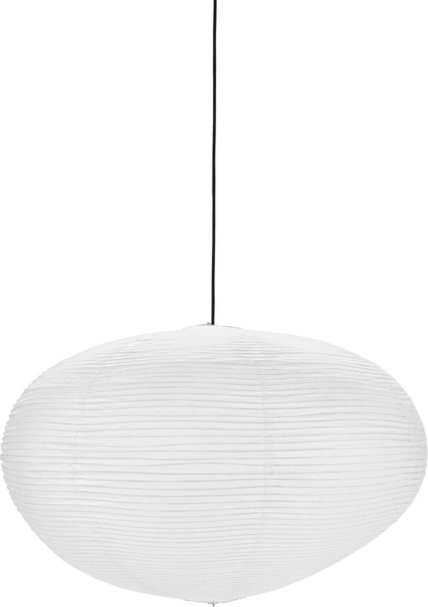 House Doctor Pantalla de lámpara Rica Ø70x46 cm Blanco