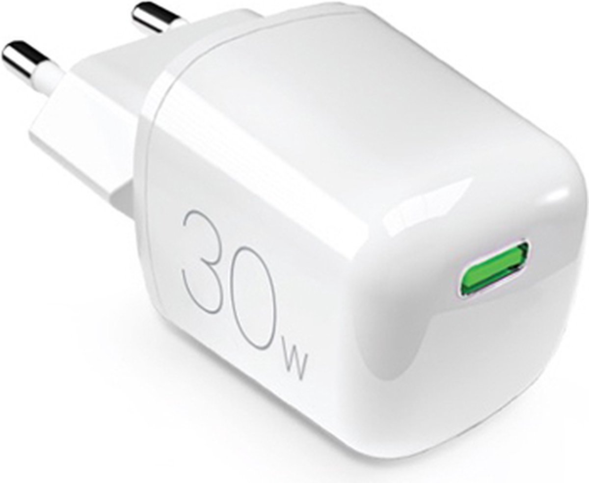Puro PURO vægoplader MiniPro 30W USB-C - GaN-teknologi
