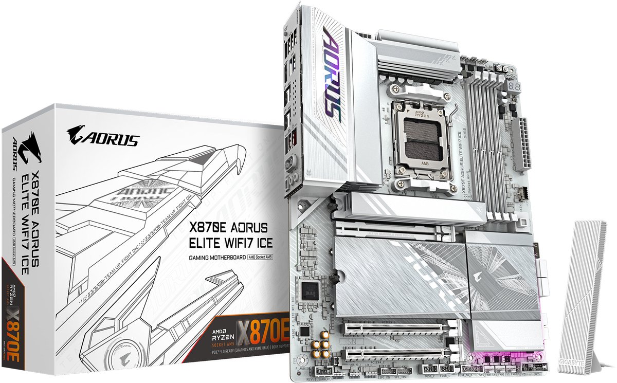 GIGABYTE X870E AORUS Elite WIFI7 ICE Mainboard Sockel AM5