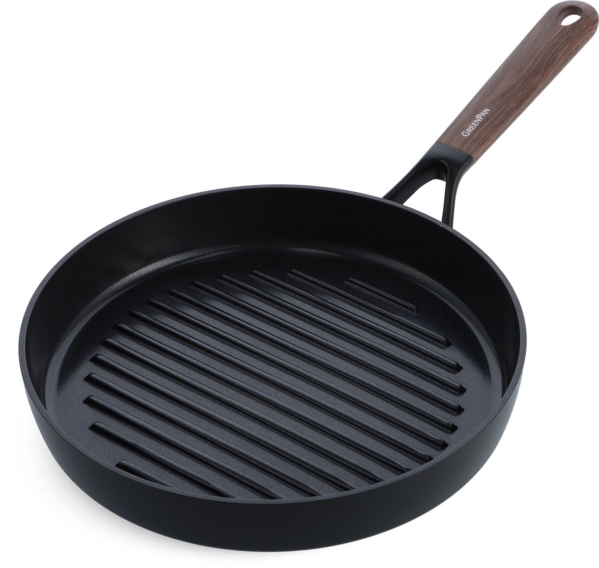 GreenPan Sartén plancha Eco Smartshape 28 cm Dark wood