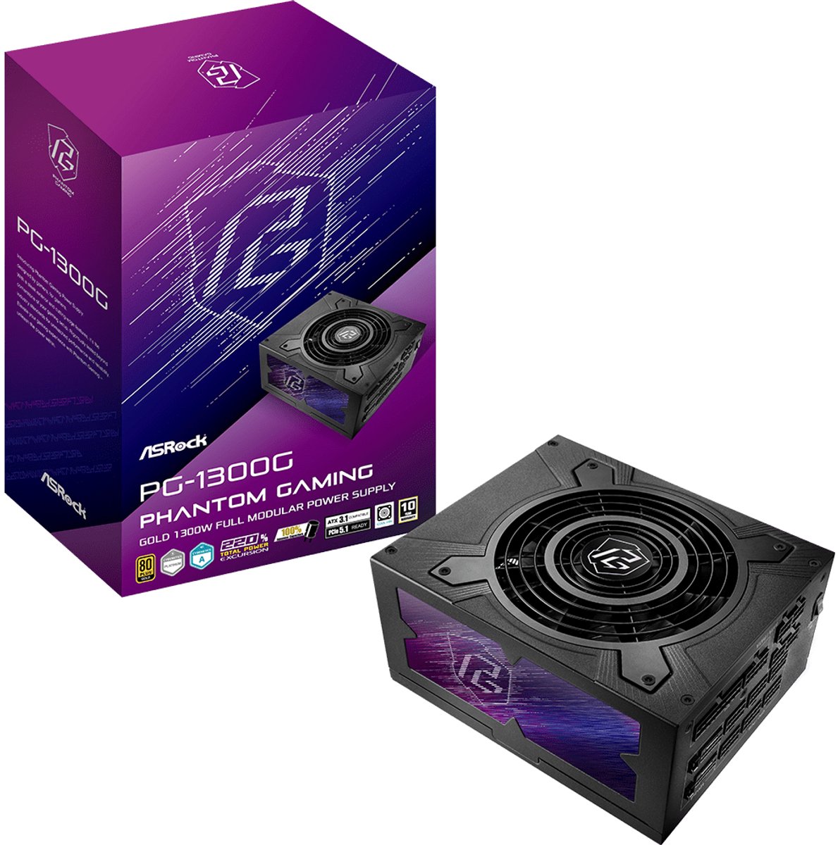 ASRock Phantom Gaming PG-1300G ATX 3.1 | PC-Netzteil