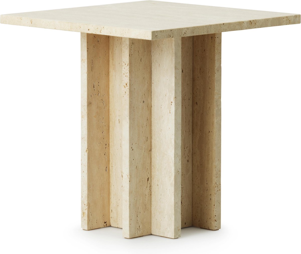 Normann Copenhagen Tavolino da caffè Edge small Travertine