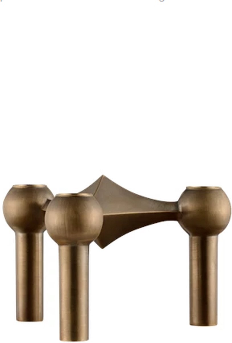 STOFF Nagel Portacandela Nagel Bronzed brass