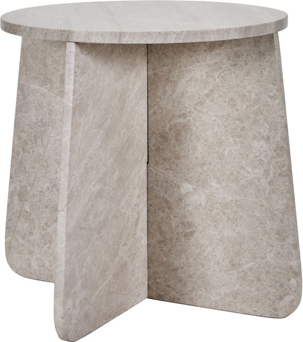 House Doctor Tavolino Marb 48x48x40 cm Marmo beige
