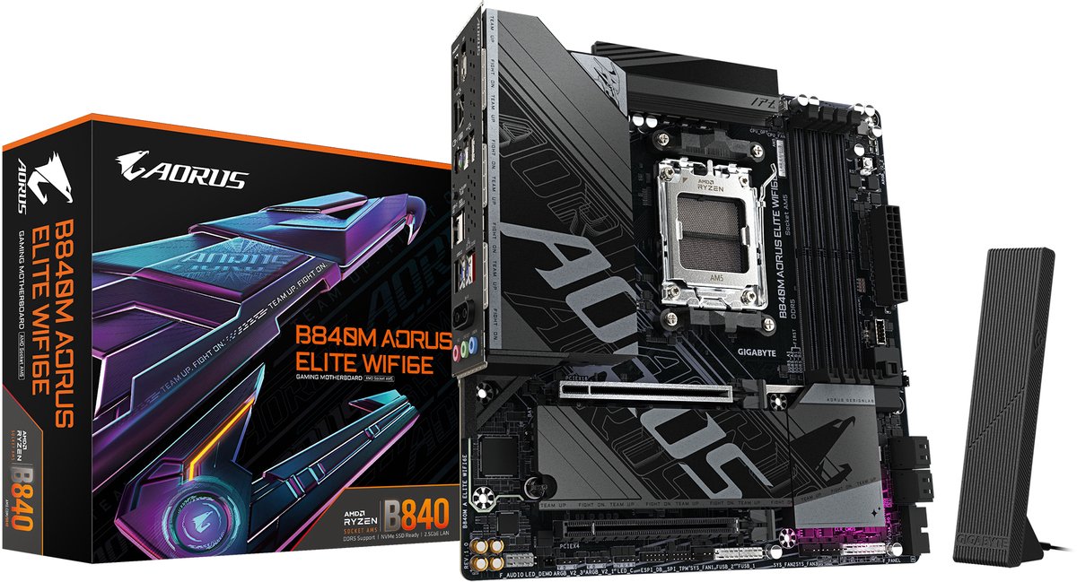 GIGABYTE B840M AORUS Elite WIFI6E Mainboard