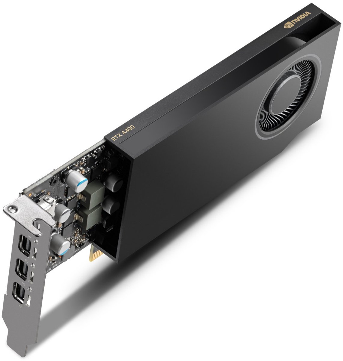 PNY RTX A400 - 4GB GDDR6, 4x mDP