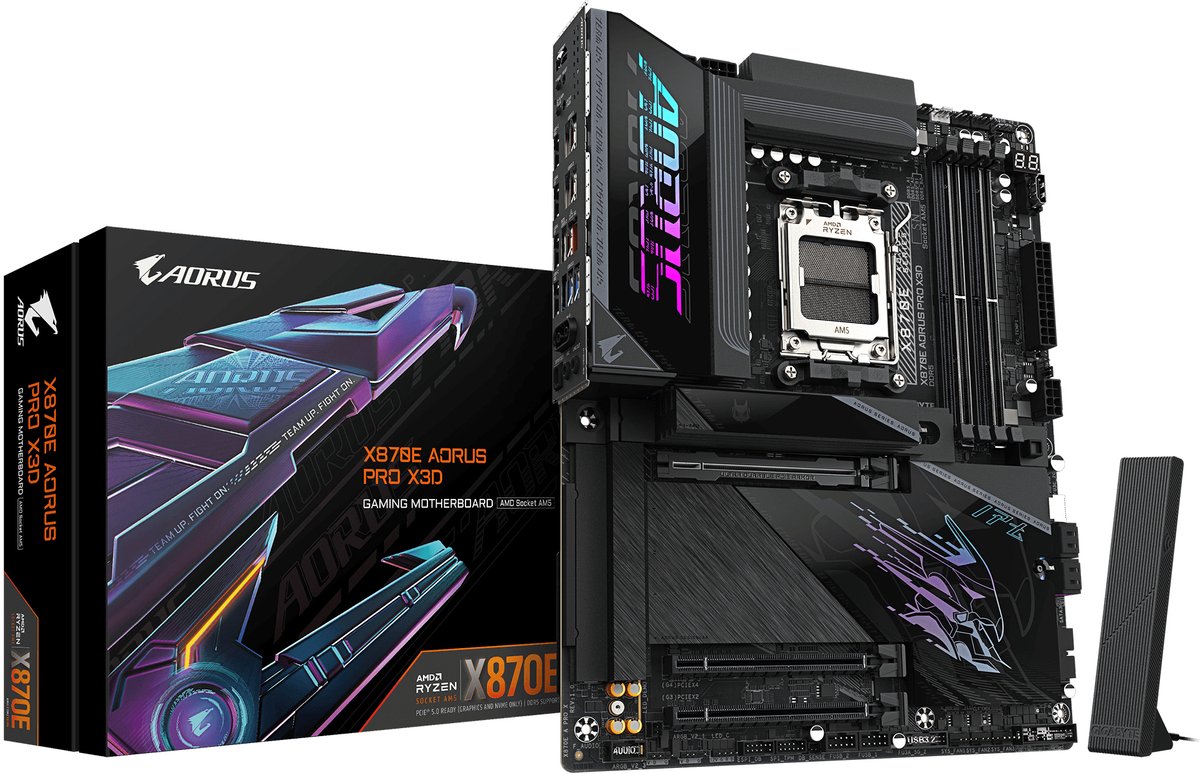 GIGABYTE X870E AORUS Pro X3D Mainboard Sockel AM5