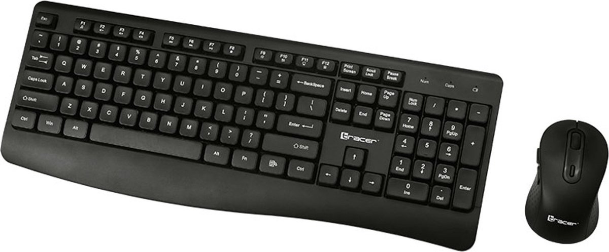 Tracer BARTIX II RF NANO - keyboard and mouse set full size - black Input Device - Tastatur & Mus sæt - Sort