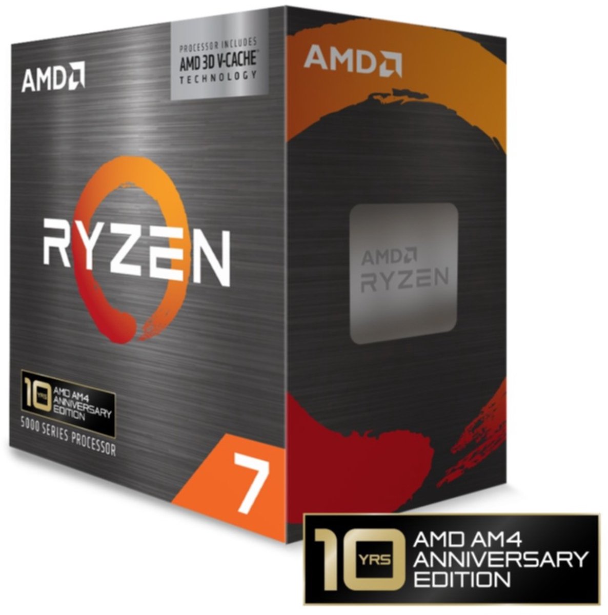 AMD Ryzen 7 5800X3D Prozessor 10th Anniversary Edition - 8C/16T, 3.40-4.50GHz, boxed ohne Kühler