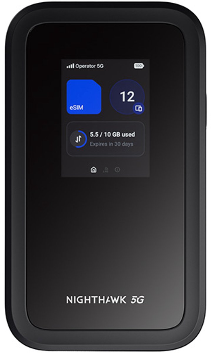 NETGEAR Nighthawk M7 Mobiler Hotspot 5G bis zu 4 Gbit/s, WiFi 7 (WLAN BE) bis zu 3,6 Gbit/s