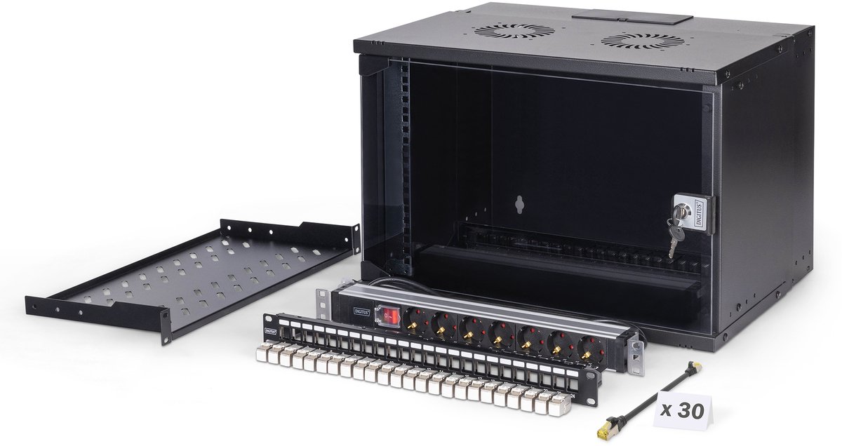 DIGITUS SOHO PRO Series - cabinet - 540x400 mm (WxD) - 7U