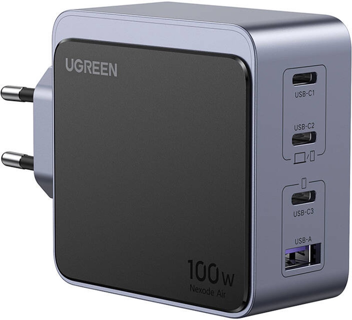 UGREEN Nexode X565 100W 4-Port GaN Fast Charger 3x USB-C 1x USB-