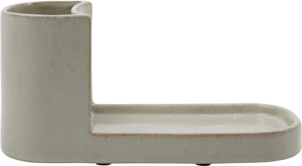 Meraki Soporte para cepillo y jabón Datura Shellish grey