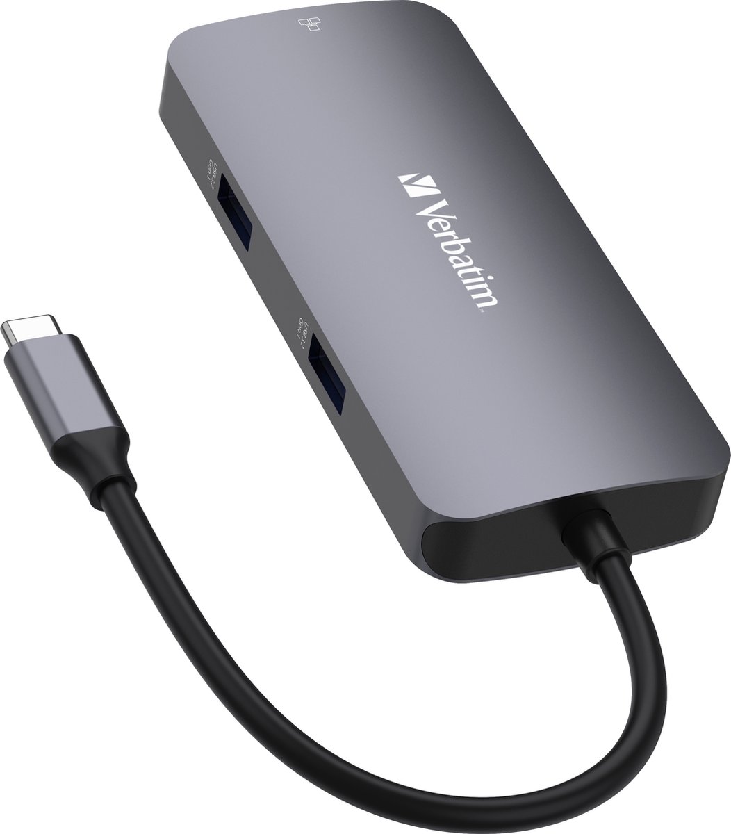 Verbatim CMH 05 - hub - 5 ports USB hub - 5 ports - Grå